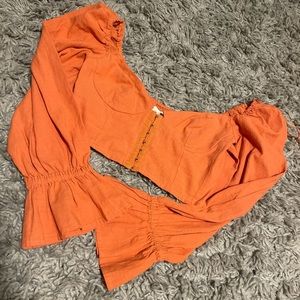 Urban outfitters corset crop top